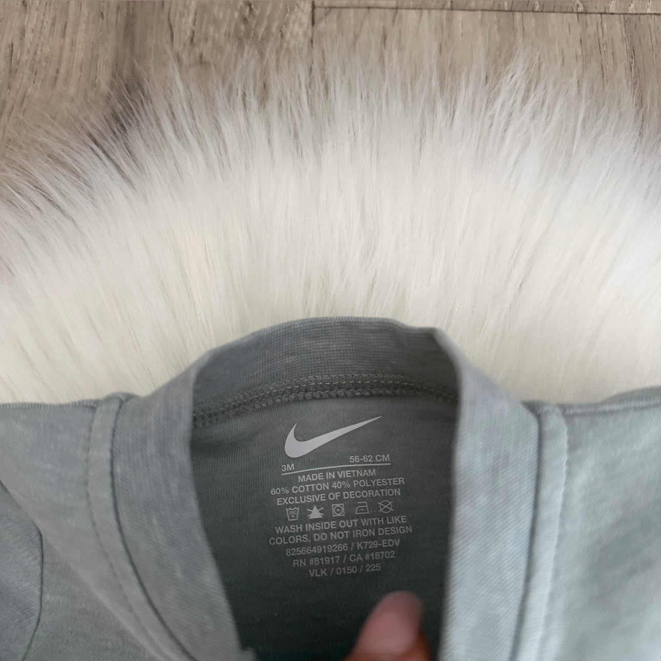 Nike Boys Babygrow - 3M
