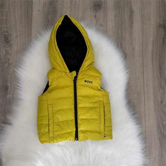 Hugo Boss Boys Reversible Gilet - 12M