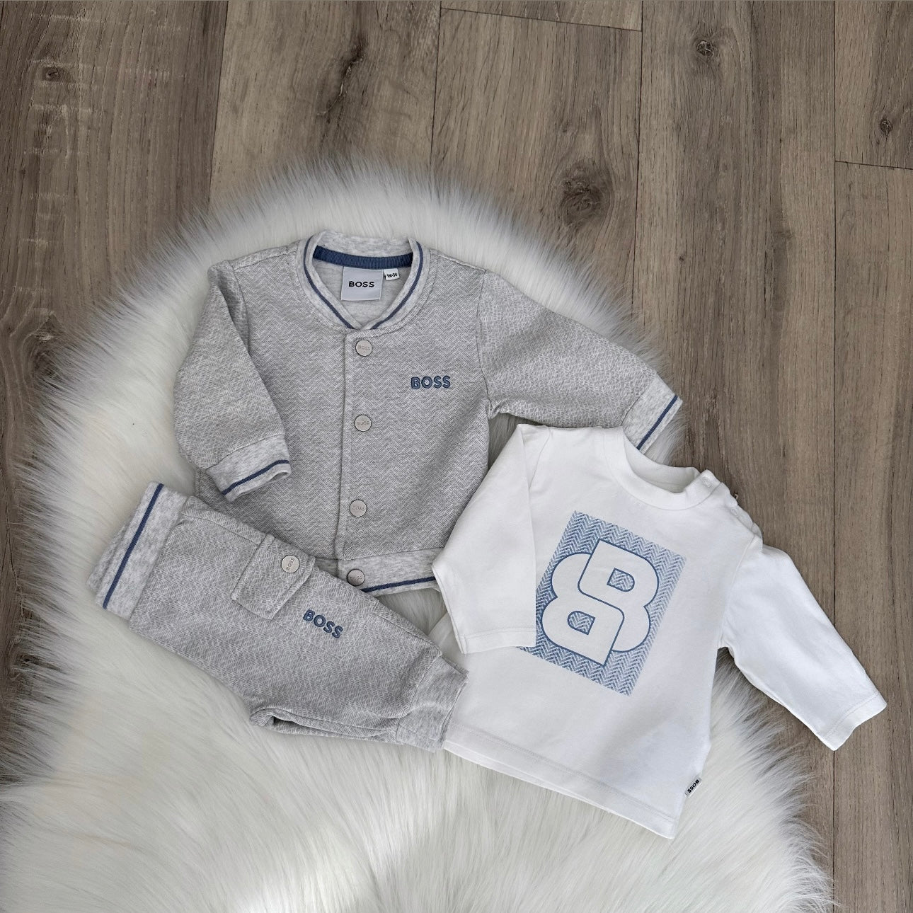 Hugo Boss Boys Tracksuit Set - 1M