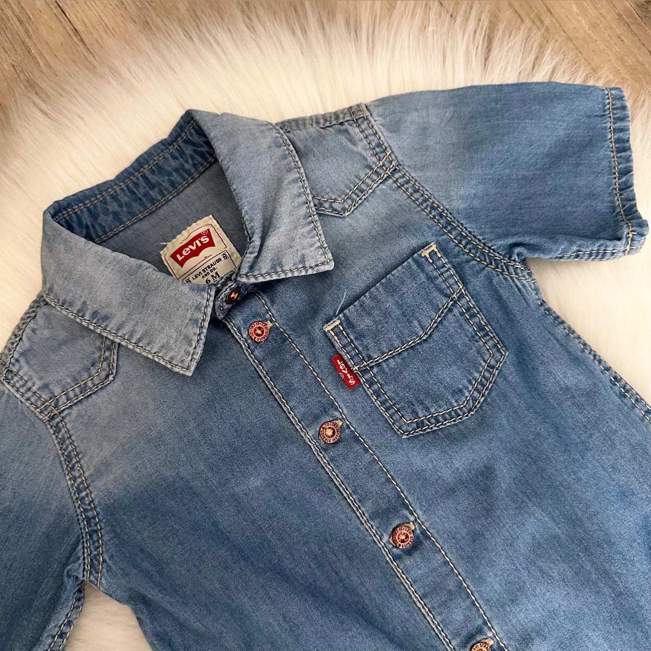 Levis Boys Romper - 6M