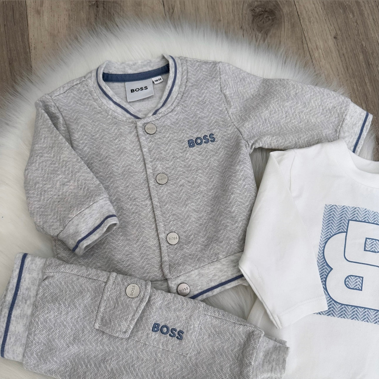 Hugo Boss Boys Tracksuit Set - 1M