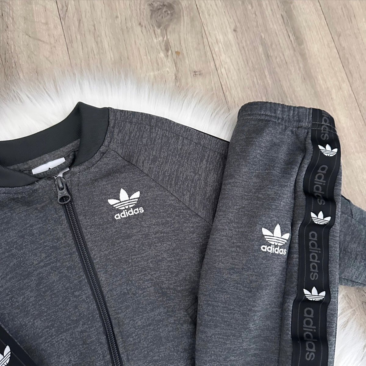 Adidas Boys Tracksuit - 18/24 months