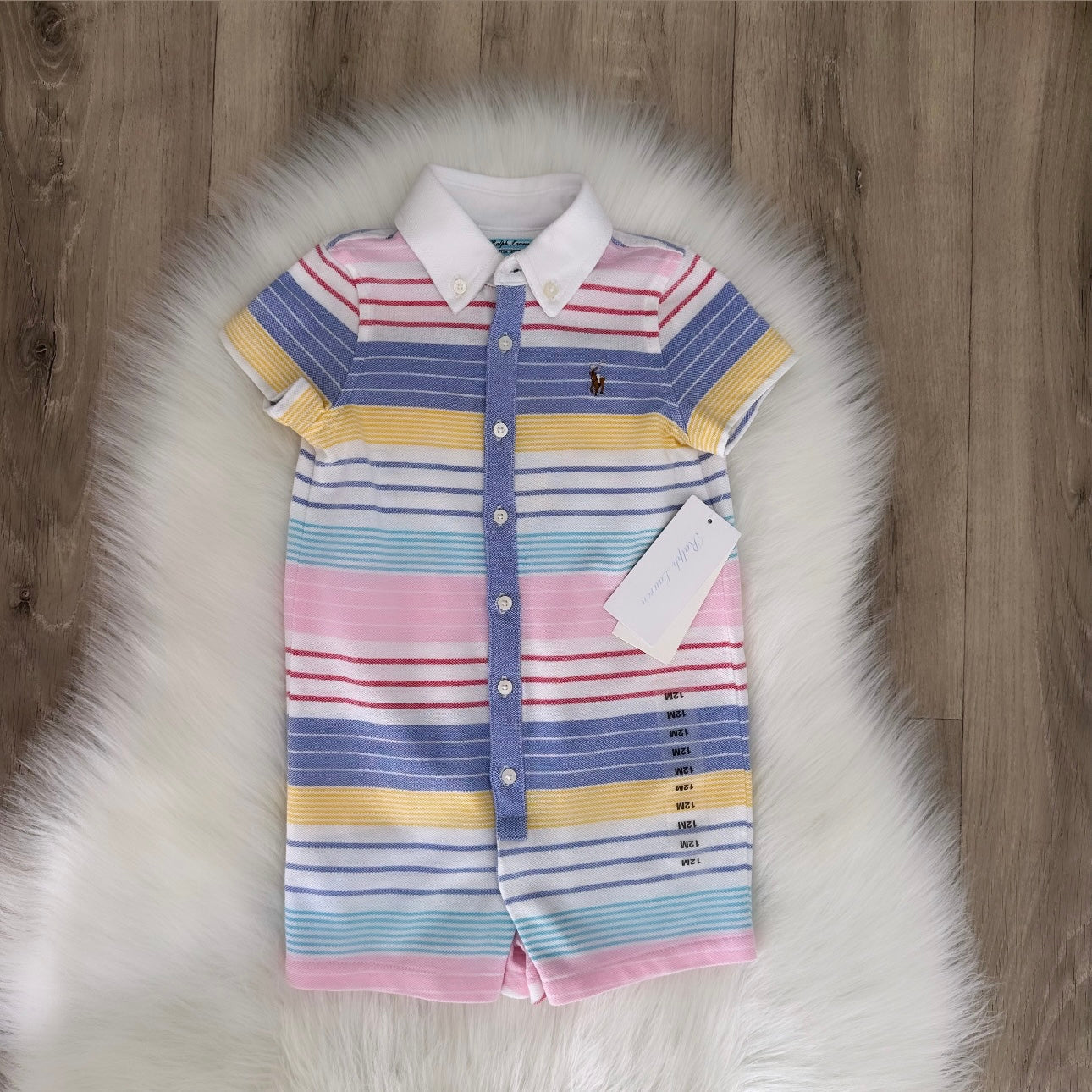 Ralph Lauren Boys Romper - 12M