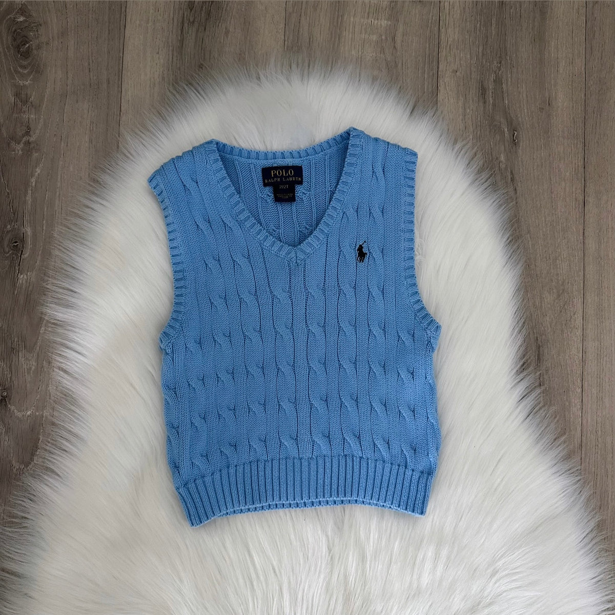 Ralph Lauren Boys Knitted Vest - Age 2