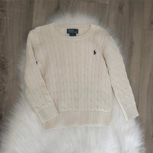 Ralph Lauren Classic Cable Knit Boys Jumper - Age 6