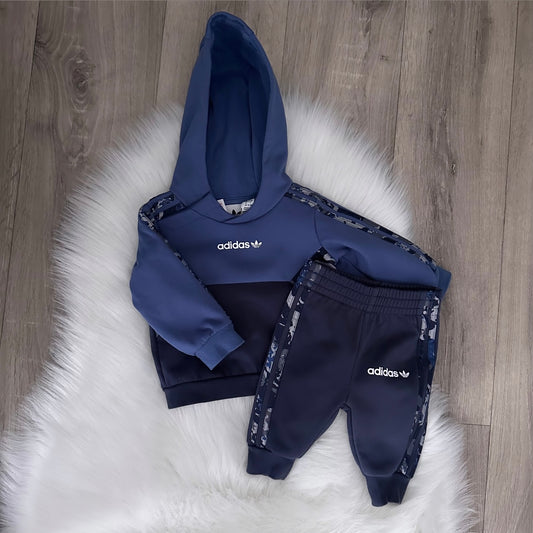 Adidas Boys Tracksuit - 0/3 months