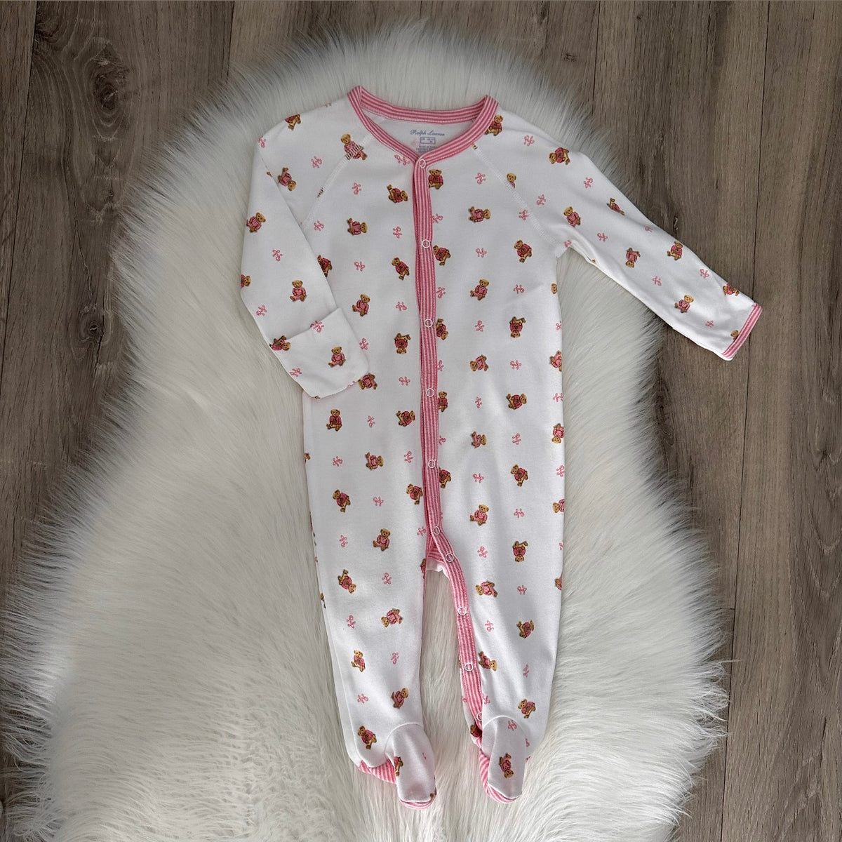 Ralph Lauren Girls Babygrow - 6M