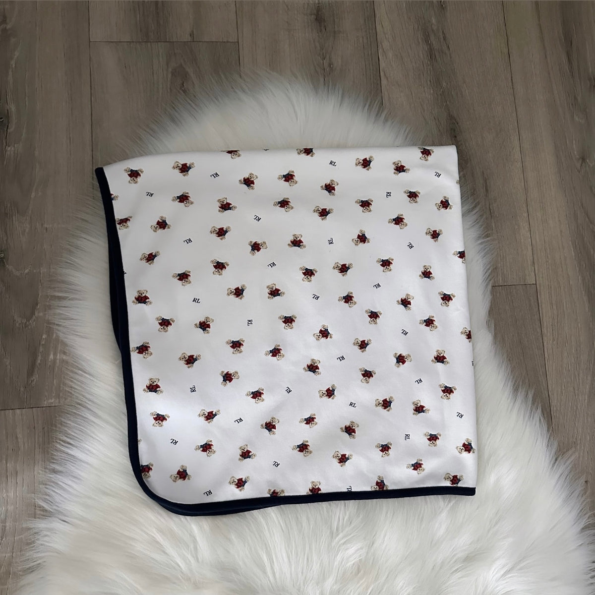 Ralph Lauren Boys Teddy Blanket - One Size