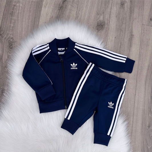 Adidas Boys Tracksuit - 0/3 months