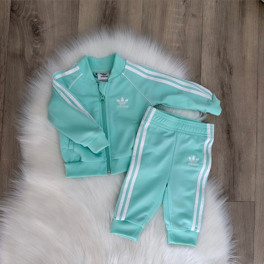 Adidas Boys Tracksuit - 0/3 months