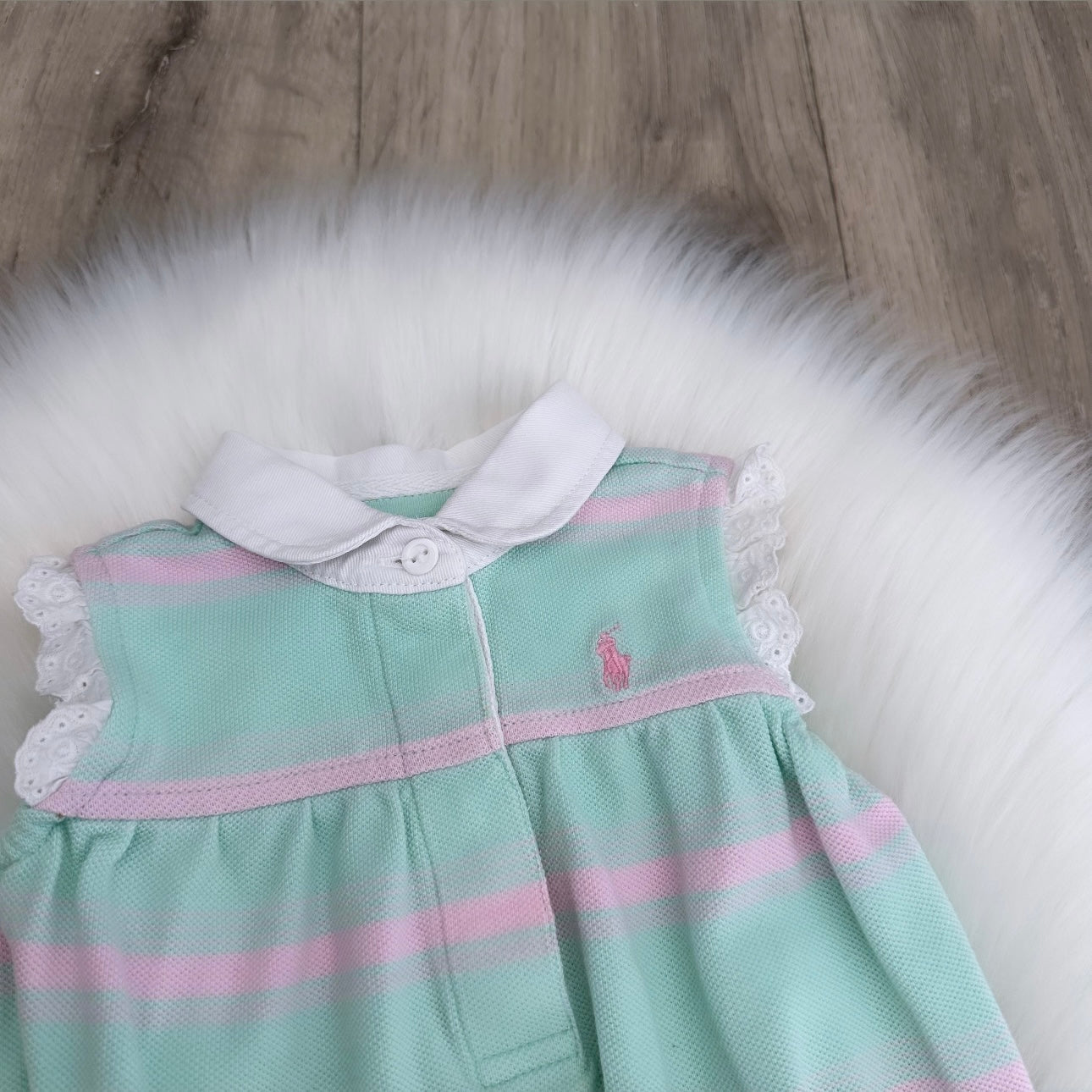 Ralph Lauren Girls Romper - 6M