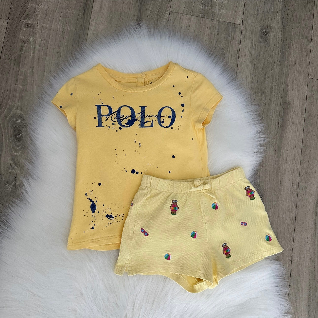 Ralph Lauren Girls Shorts Set - 18M