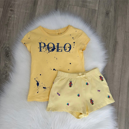 Ralph Lauren Girls Shorts Set - 18M