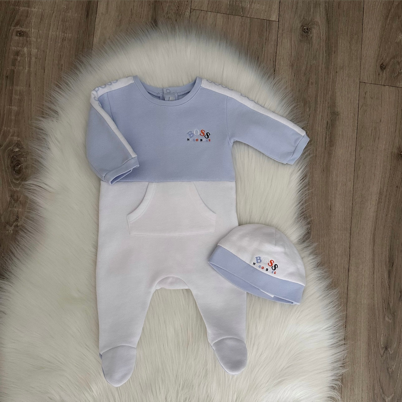 Hugo Boss Boys Babygrow Set - 1M