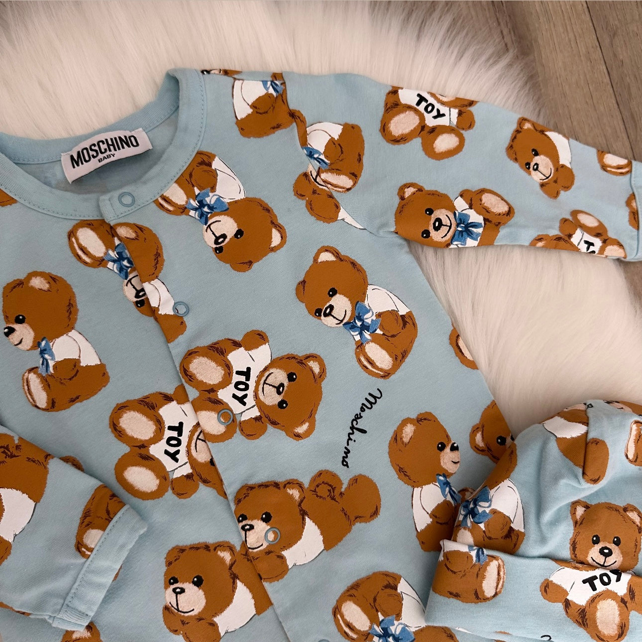 Moschino Boys Babygrow Set - 3/6 months