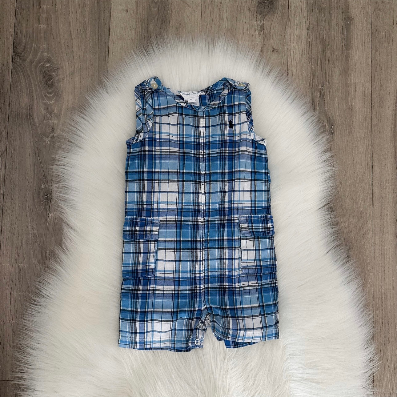 Ralph Lauren Boys Romper - 9M