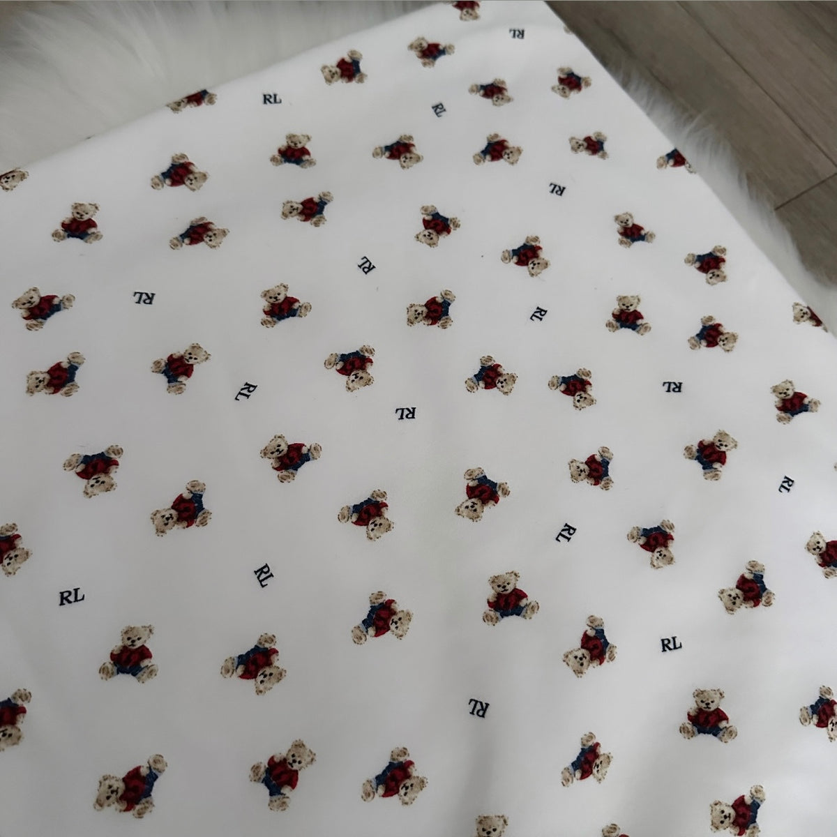 Ralph Lauren Boys Teddy Blanket - One Size